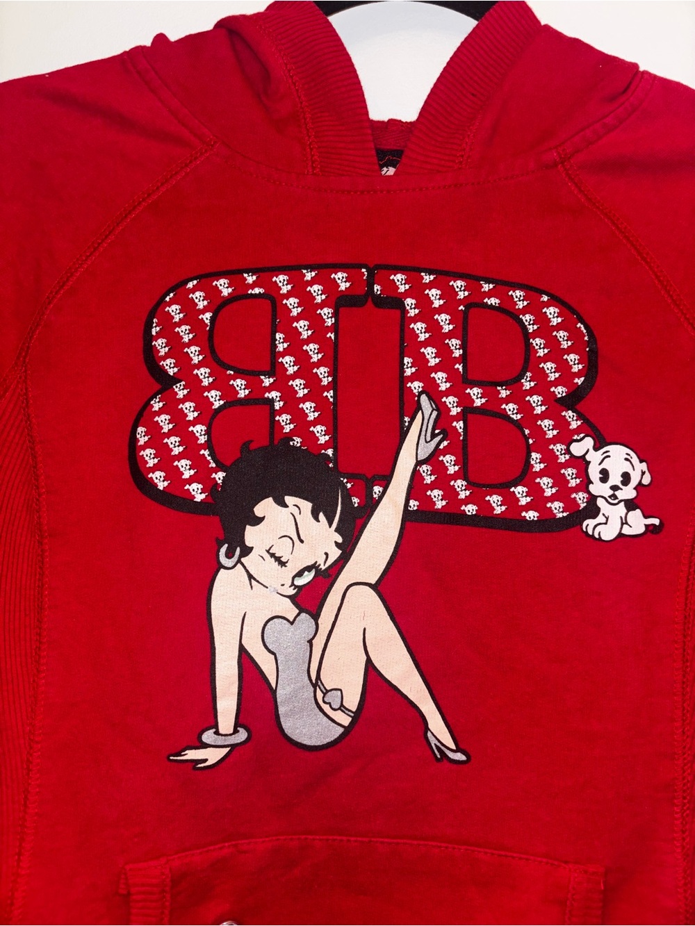 Betty Boop Red Graphic hoodie